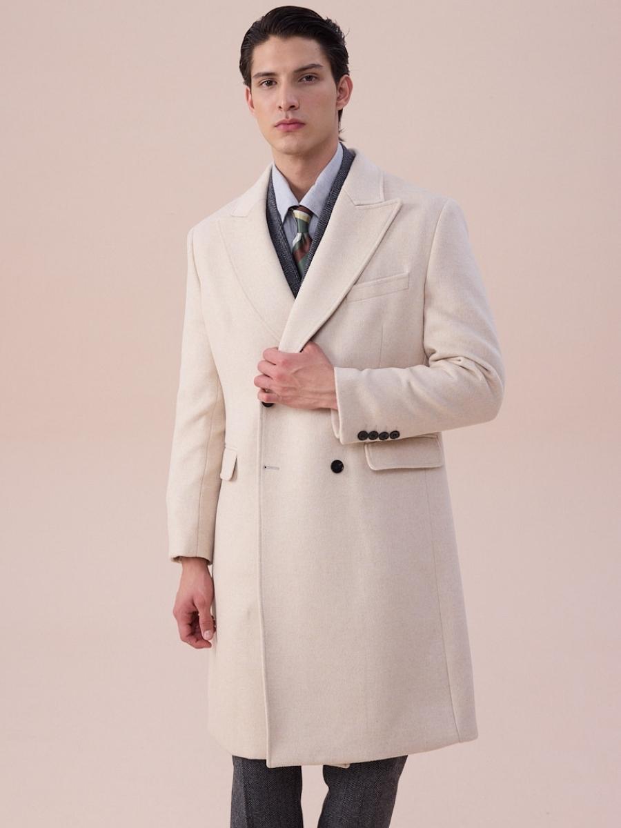 Loops Sanremo Double-Breasted Overcoat