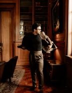 Double-Breasted Italian Suit Marsala