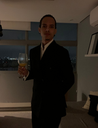 Double Breasted Genoa Black Suit