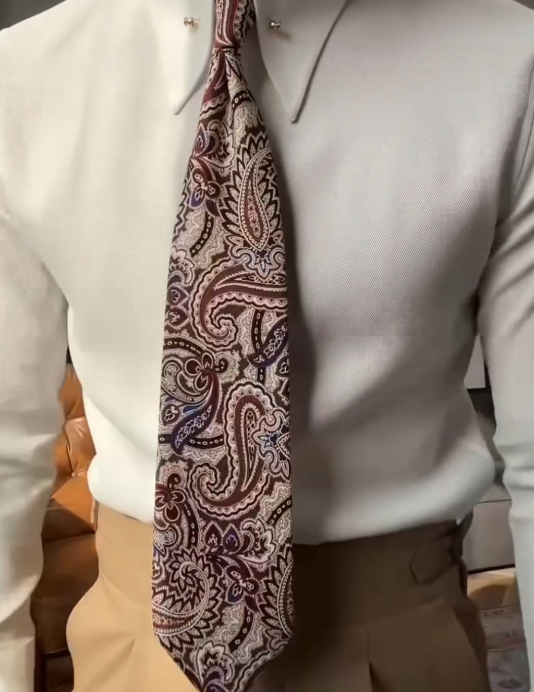 Paisley Pattern Tie