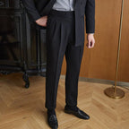 Double-Breasted Italian Suit Marsala