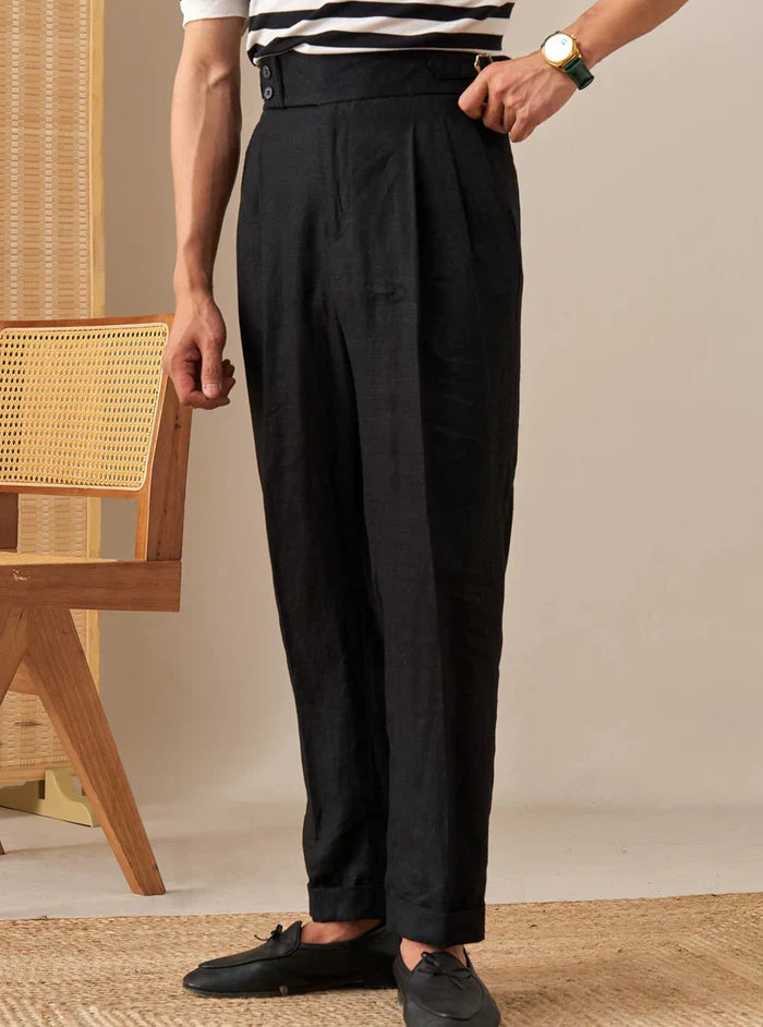 Linen Pants Looped LS035
