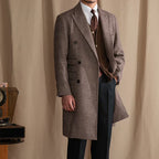 Prince of Wales Double Breasted Overcoat