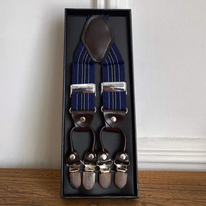 Men's suspenders of six Clips