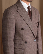 Prince of Wales Double Breasted Overcoat