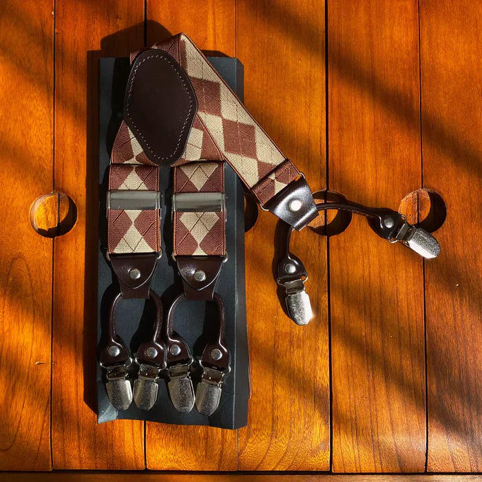 Men's suspenders of six Clips