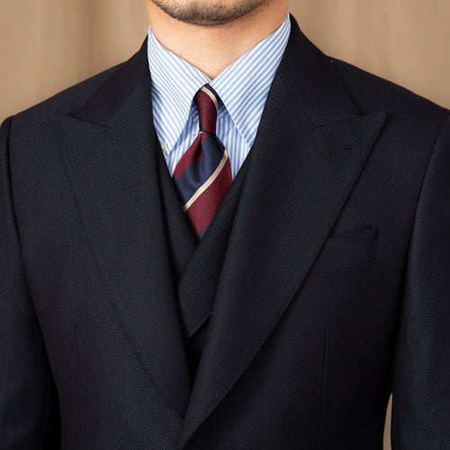 Black British Two Button Suit