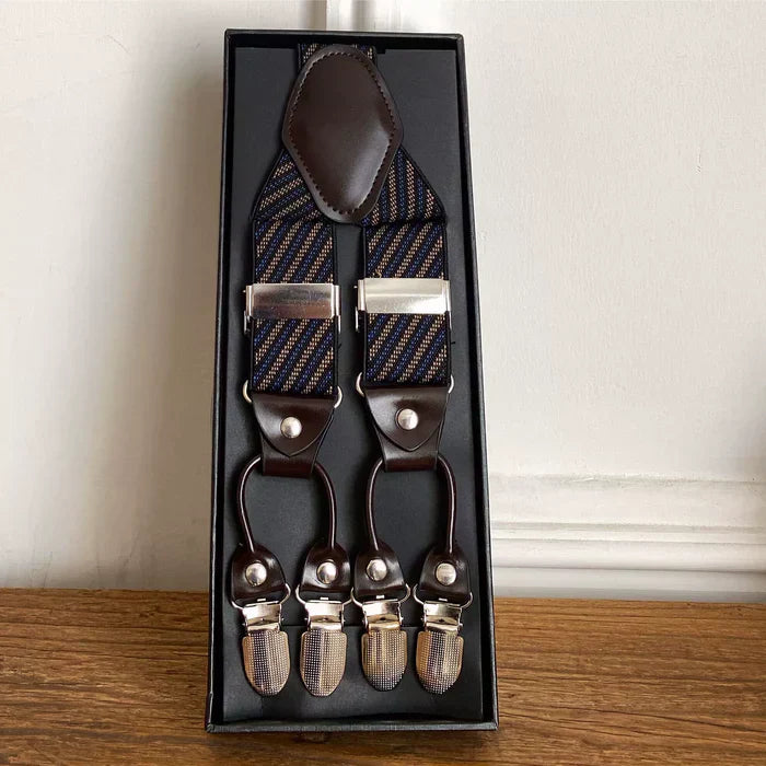 Men's suspenders of six Clips
