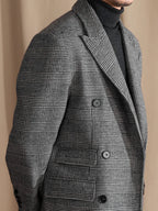 Prince of Wales Double Breasted Overcoat