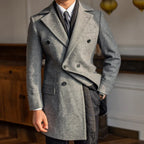 Double Breasted Men's Overcoat Looped LS001