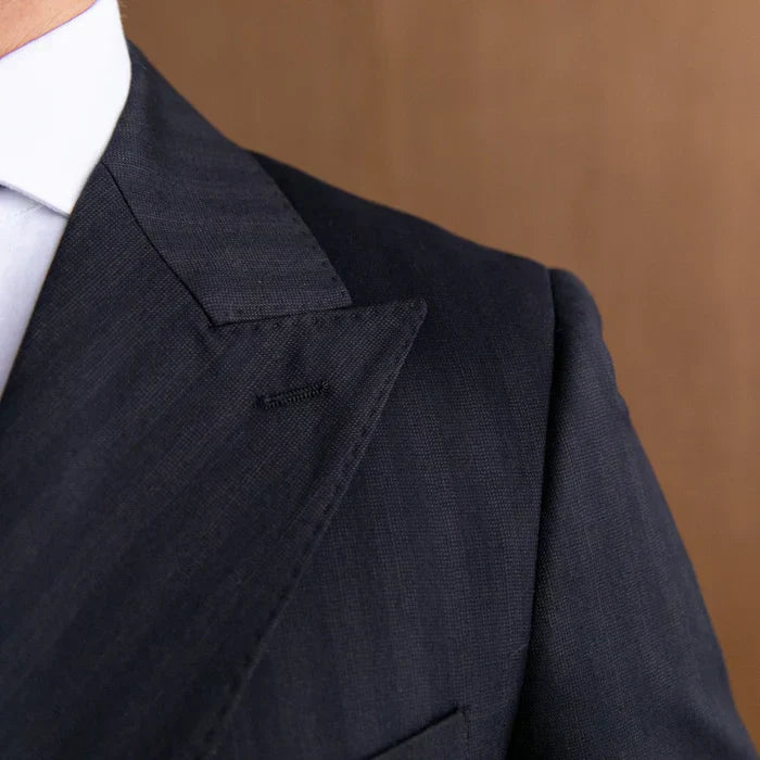 Double-Breasted Blazer Looped LS012