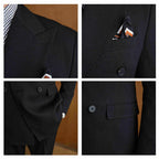 Double-Breasted Italian Suit Marsala