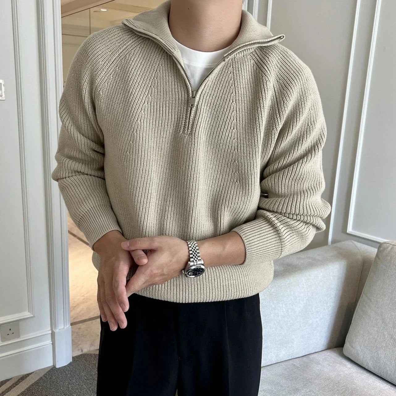 British LS003 Men's Pullover