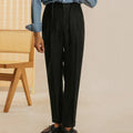 Elastic Linen Pants Looped LS059