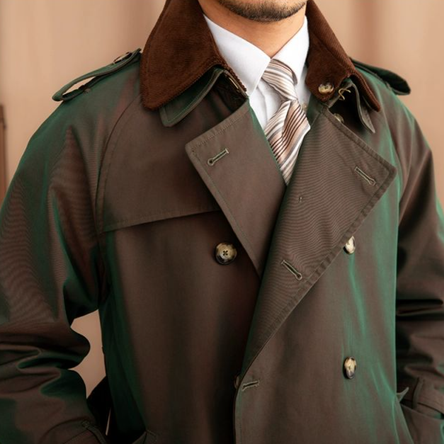 Double Breasted Bari Overcoat