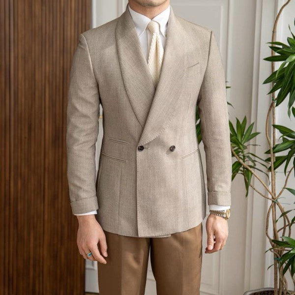 Gregory Blazer with Shawl Lapel
