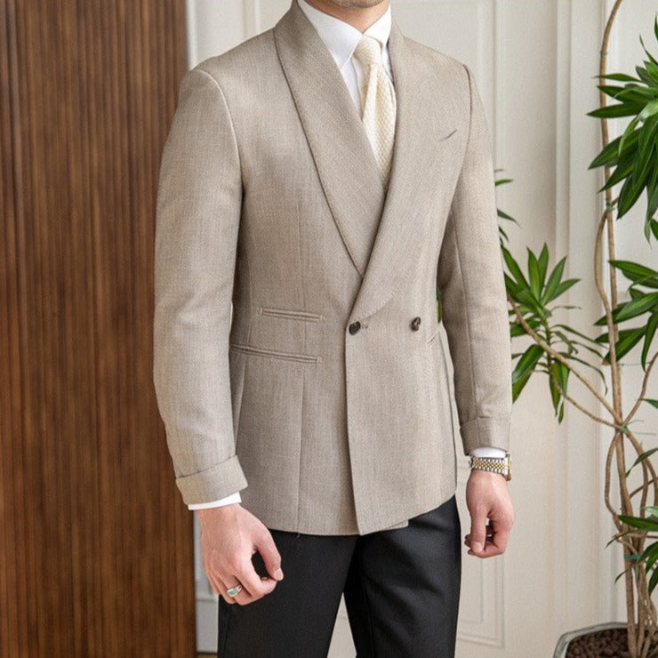 Gregory Blazer with Shawl Lapel